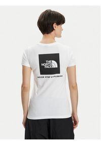 The North Face T-Shirt Redbox NF0A87NM Biały Regular Fit. Kolor: biały. Materiał: bawełna #4