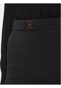 Elisabetta Franchi Spódnica mini G0-T03-41E2-V2000 Czarny Slim Fit. Kolor: czarny. Materiał: syntetyk