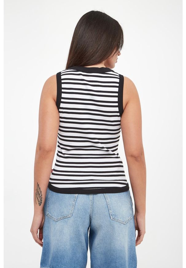 JOOP! Jeans - Top damski prążkowany Tiani JOOP! JEANS. Materiał: prążkowany