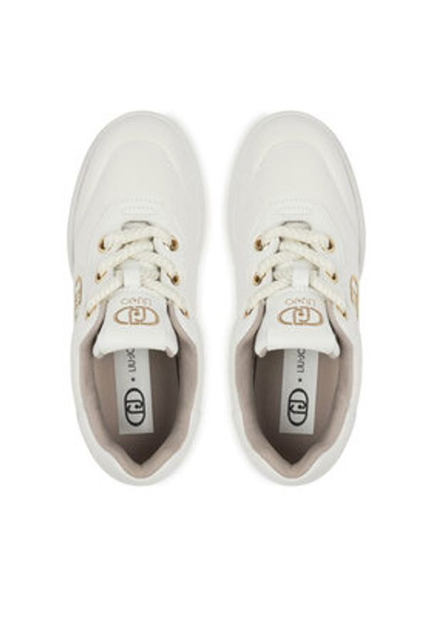 Liu Jo Sneakersy Me 04 BA5039 PX625 Biały. Kolor: biały. Materiał: skóra
