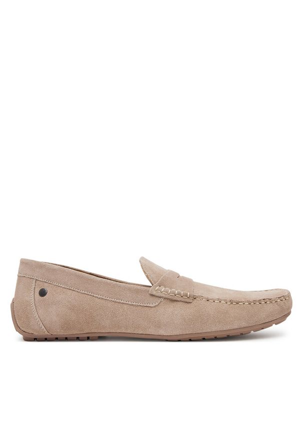 Jack & Jones - Mokasyny Jack&Jones. Kolor: beżowy