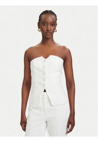 Morgan Top 261-CPANA.F Biały Regular Fit. Kolor: biały. Materiał: syntetyk #1