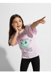 Sinsay - Koszulka Gabby's Dollhouse - fioletowy. Kolor: fioletowy #1