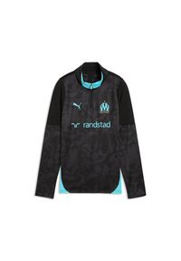 Puma - Dziecięcy treningowy top 1/4 zip OM 2025/26. Kolor: czarny. Sport: piłka nożna #1