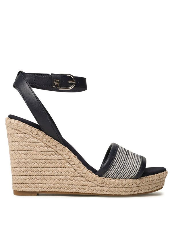 TOMMY HILFIGER - Espadryle Tommy Hilfiger. Kolor: niebieski