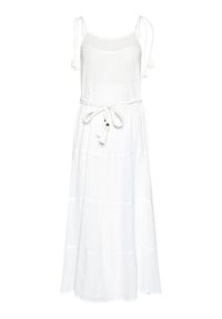 Melissa Odabash Sukienka letnia Fru CR Biały Regular Fit. Kolor: biały. Sezon: lato #5