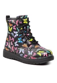 skechers - Skechers Trapery Butterfly Squad 303420L/BKMT Czarny. Kolor: czarny. Materiał: skóra #4