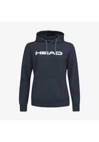 Head - Bluza z kapturem damska Club Rosie. Typ kołnierza: kaptur. Kolor: niebieski. Materiał: bawełna, materiał, tkanina, poliester