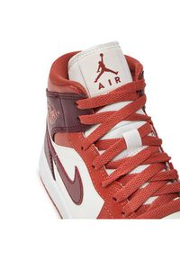 Nike Sneakersy Air Jordan 1 Mid BQ6472 200 Pomarańczowy. Kolor: pomarańczowy. Materiał: skóra. Model: Nike Air Jordan