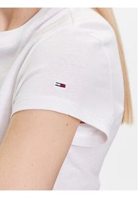 Tommy Jeans T-Shirt DW0DW16145 Biały Regular Fit. Kolor: biały. Materiał: bawełna, syntetyk #3