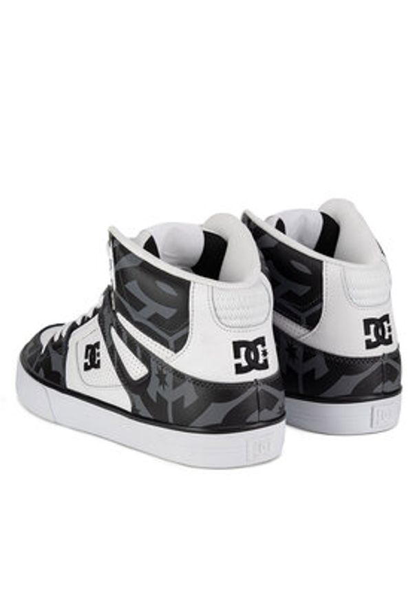 DC Shoes Sneakersy PURE HIGH-TOP WC ADYS400043-XKWS Biały. Kolor: biały. Materiał: skóra