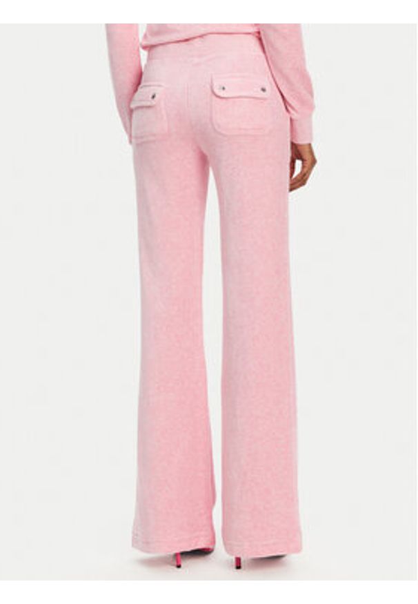 Juicy Couture Spodnie dresowe Layla JCSEBJ001 Różowy Flared Leg. Kolor: różowy. Materiał: syntetyk