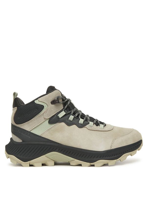 Trekkingi Merrell. Kolor: beżowy. Sport: turystyka piesza