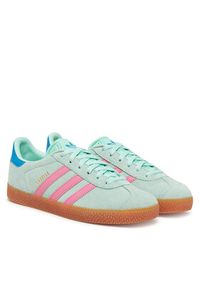 Adidas - adidas Sneakersy Gazelle JP7125 Zielony. Kolor: zielony. Materiał: zamsz, skóra. Model: Adidas Gazelle #6