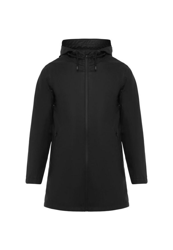 ROLY - Męski Wodoodporny Płaszcz Przeciwdeszczowy Sitka. Kolor: czarny. Sport: turystyka piesza