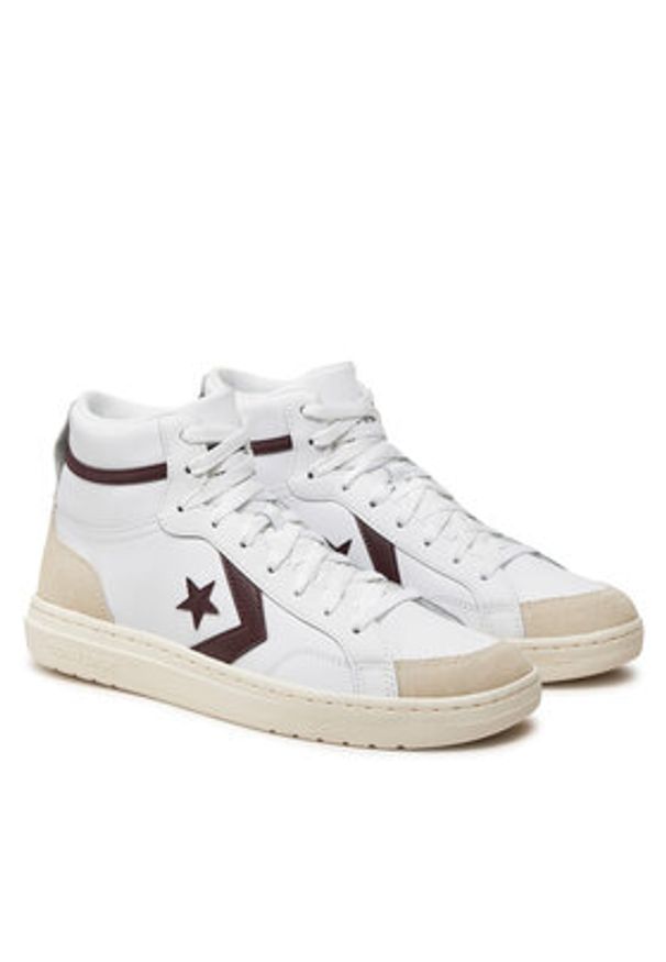 Converse Sneakersy Pro Blaze Classic A08644C Biały. Kolor: biały. Materiał: zamsz, skóra