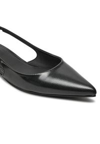 Calvin Klein Sandały Flat Slingback Pump Saff HW0HW02135 Czarny. Kolor: czarny. Materiał: skóra #5