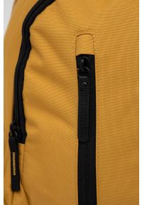 CATerpillar - Caterpillar plecak kolor żółty duży z nadrukiem. Kolor: żółty. Wzór: nadruk #4
