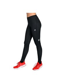 NESSI SPORTSWEAR - Legginsy ocieplane do biegania damskie Nessi Sportswear. Kolor: czarny