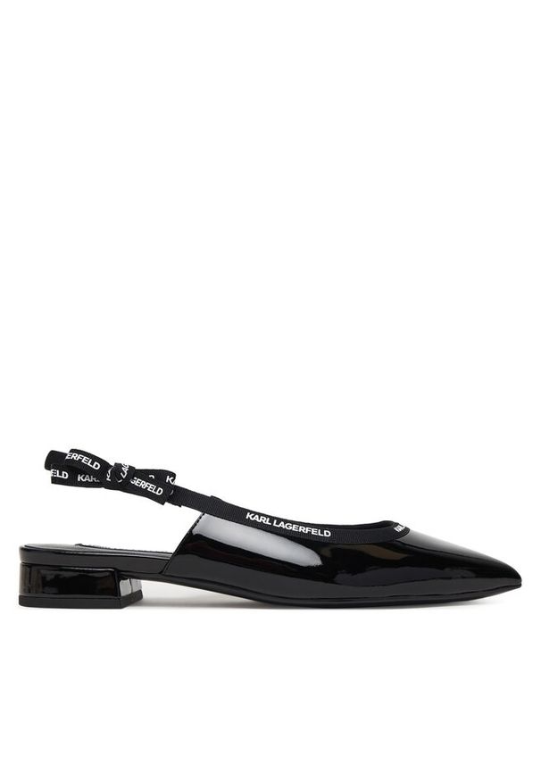 Karl Lagerfeld - Baleriny KARL LAGERFELD. Kolor: czarny