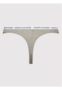 TOMMY HILFIGER - Tommy Hilfiger Komplet stringów 3p UW0UW02829 Kolorowy. Materiał: bawełna. Wzór: kolorowy #3