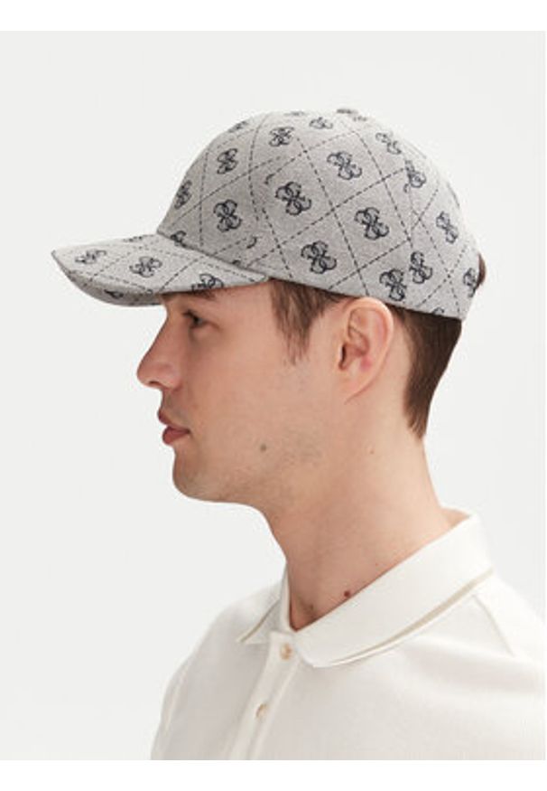Guess Czapka z daszkiem M5GZ18 WGUE0 Szary. Kolor: szary. Materiał: materiał, bawełna