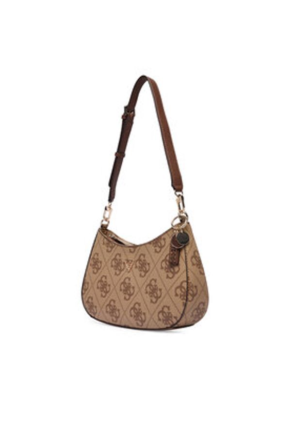 Guess Torebka Noelle II HWSO96 72180 Beżowy. Kolor: beżowy. Materiał: skórzane