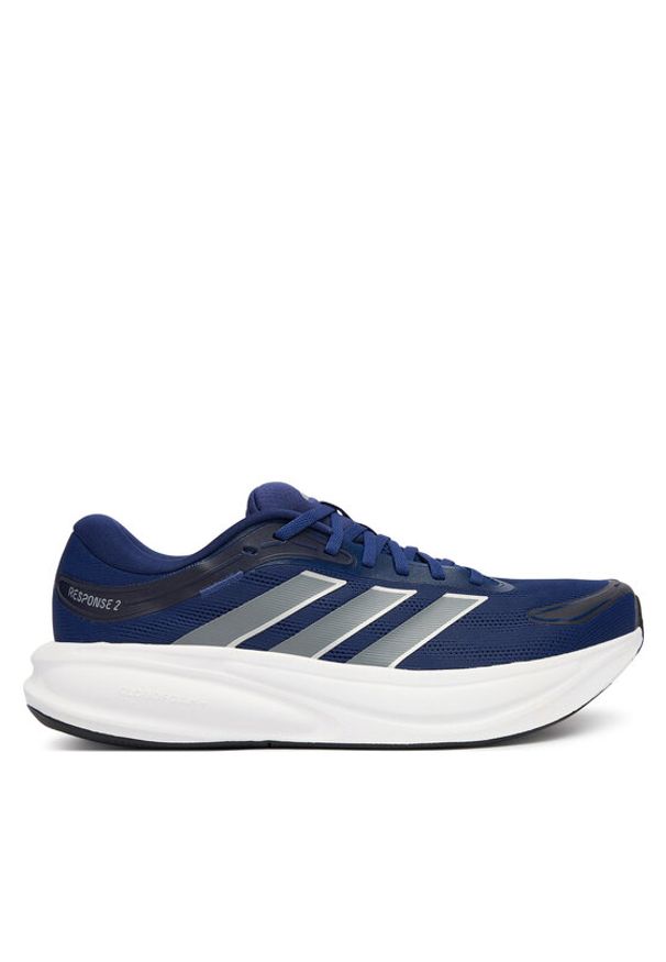 Adidas - adidas Buty do biegania Response 2 KJ1749 Granatowy. Kolor: niebieski. Materiał: materiał