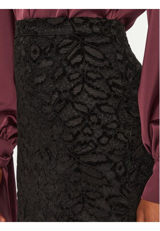 Rinascimento Spódnica mini CFC0121743003 Czarny Regular Fit. Kolor: czarny. Materiał: syntetyk