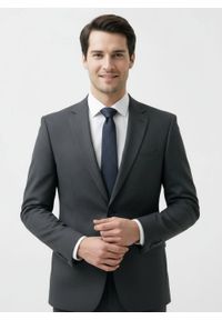 Krawat Męski - Angelo di Monti - Granatowy, Drobny Wzorek. Kolor: niebieski. Materiał: tkanina. Styl: elegancki, wizytowy #3