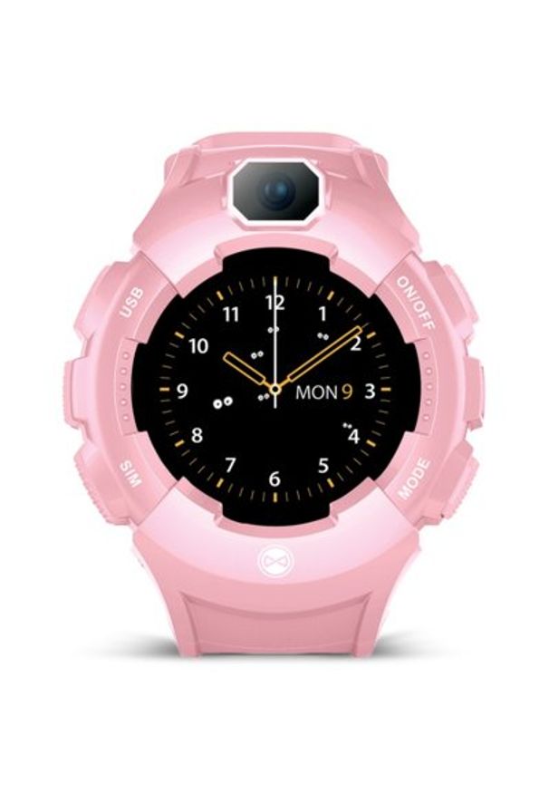 Smartwatch FOREVER Kids Care Me KW-400 Różowy. Rodzaj zegarka: smartwatch. Kolor: różowy