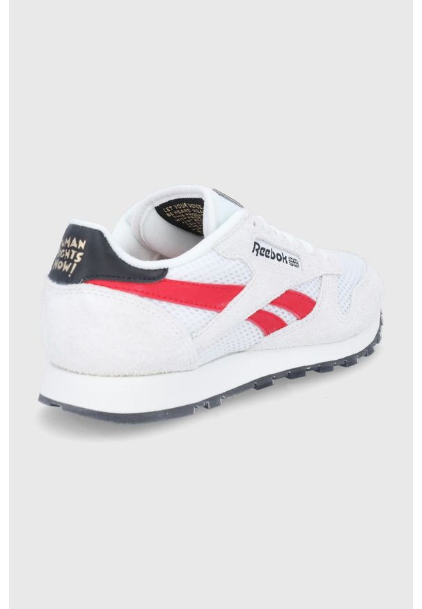 Reebok Classic - Buty Classic Leather. Nosek buta: okrągły. Zapięcie: sznurówki. Kolor: beżowy. Materiał: guma. Model: Reebok Classic
