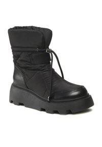 DeeZee Botki H2001-01 Czarny. Kolor: czarny. Materiał: materiał
