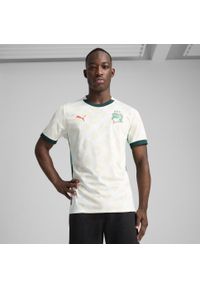 Puma - Męska koszulka wyjazdowa Wybrzeże Kości Słoniowej 2025 PUMA. Kolor: zielony, biały, wielokolorowy. Sport: piłka nożna