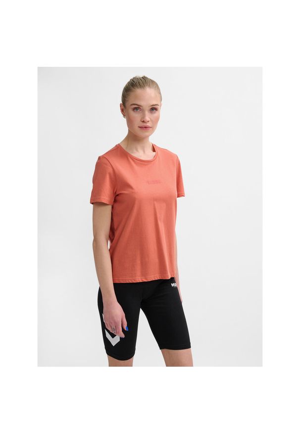 Koszulka damska Hummel Legacy. Kolor: wielokolorowy, czerwony, pomarańczowy. Sport: piłka nożna