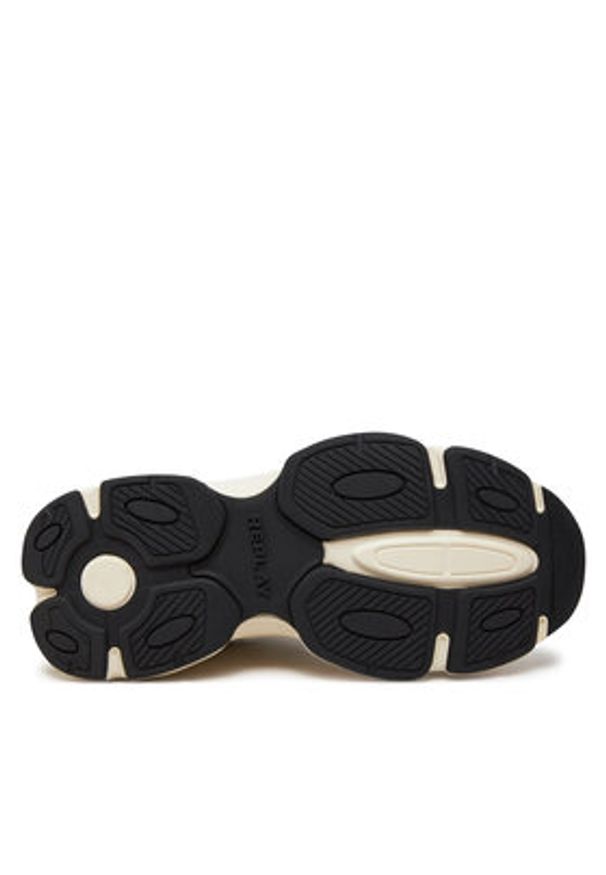 Replay Sneakersy GWS9N .000.C0004L Écru. Materiał: skóra