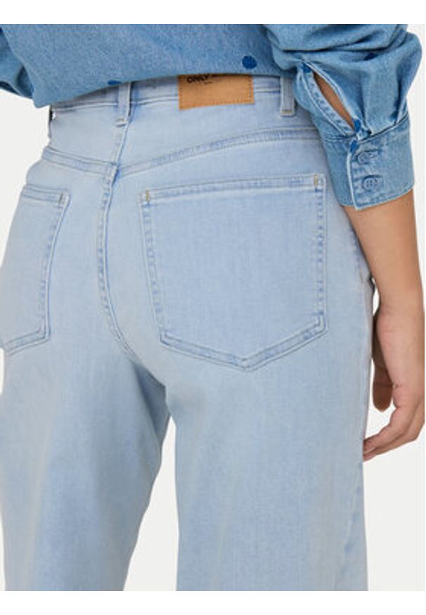 only - ONLY Jeansy Madison 15338289 Błękitny Wide Leg. Kolor: niebieski
