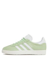 Adidas - adidas Sneakersy Gazelle W IE0442 Zielony. Kolor: zielony. Materiał: zamsz, skóra. Model: Adidas Gazelle