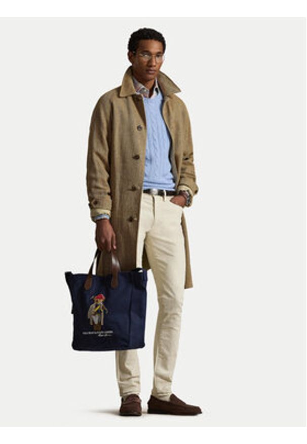 Polo Ralph Lauren Torebka 405P08098001 Granatowy. Kolor: niebieski. Materiał: materiał