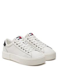 Tommy Jeans Sneakersy Tjw Foxing Flatform Sneaker EN0EN02567 Écru. Materiał: skóra #5