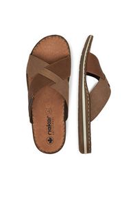 Rieker Klapki CEO-21088-25 Brązowy. Kolor: brązowy. Materiał: skóra, nubuk #7