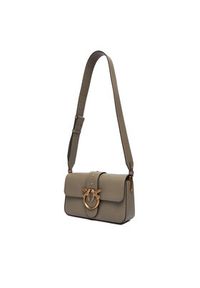 Pinko - PINKO Torebka Love One Mini Slouchy Fl Al 25-26 104340 A0QO Szary. Kolor: szary. Materiał: skórzane #3