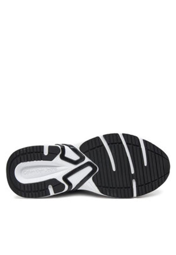 Calvin Klein Jeans Sneakersy Retro Tennis Mg Mix YW0YW01743 Czarny. Kolor: czarny. Materiał: materiał