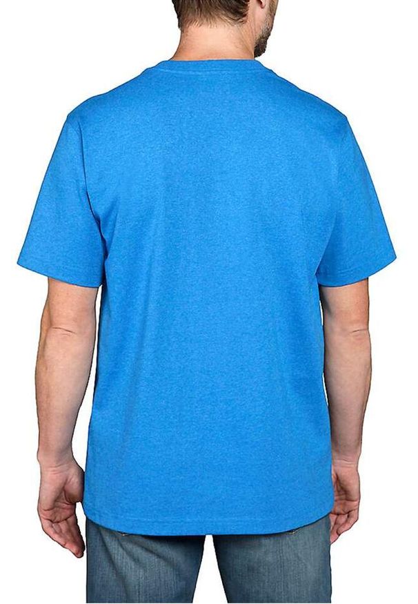 Koszulka sportowa męska T-shirt Carhartt Heavyweight Pocket K87. Kolor: niebieski