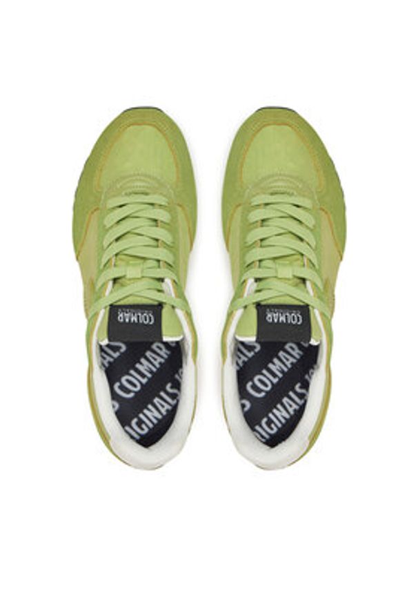 Colmar Sneakersy Travis SS25/233 Zielony. Kolor: zielony. Materiał: skóra, zamsz