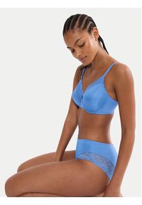 Triumph Figi klasyczne z wysokim stanem Ladyform Soft 10224859 Niebieski. Stan: podwyższony. Kolor: niebieski. Materiał: syntetyk #4