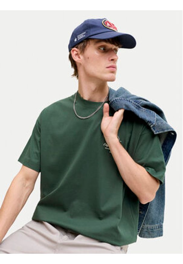 Jack & Jones T-Shirt Niagara 12293422 Zielony Regular Fit. Kolor: zielony. Materiał: bawełna