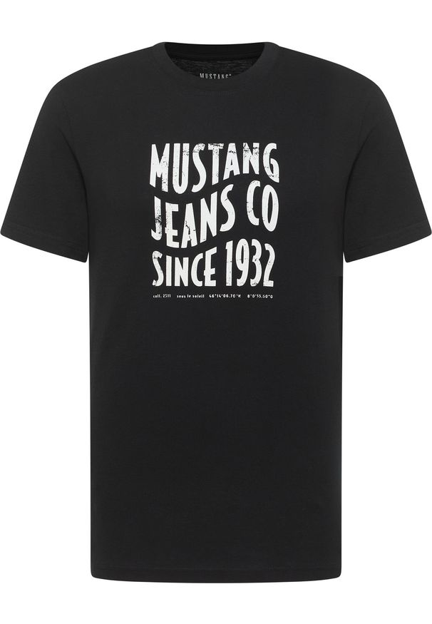 Męski T-Shirt Mustang Style Austin Black 1016272 4142