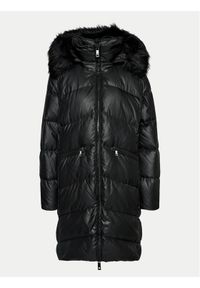 Calvin Klein Curve Płaszcz zimowy Essential K20K205144 Czarny Regular Fit. Kolor: czarny. Materiał: syntetyk. Sezon: zima