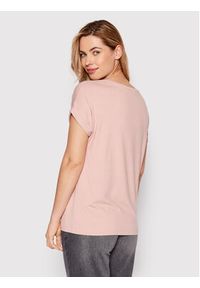 only - ONLY T-Shirt Moster 15106662 Różowy Loose Fit. Kolor: różowy. Materiał: wiskoza